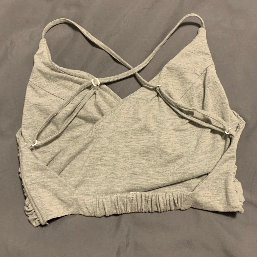 Cross Back Crop Top - Picture 2 of 3